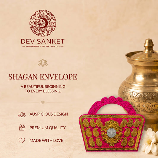 Designer Pink Purse Style Shagun Envelopes