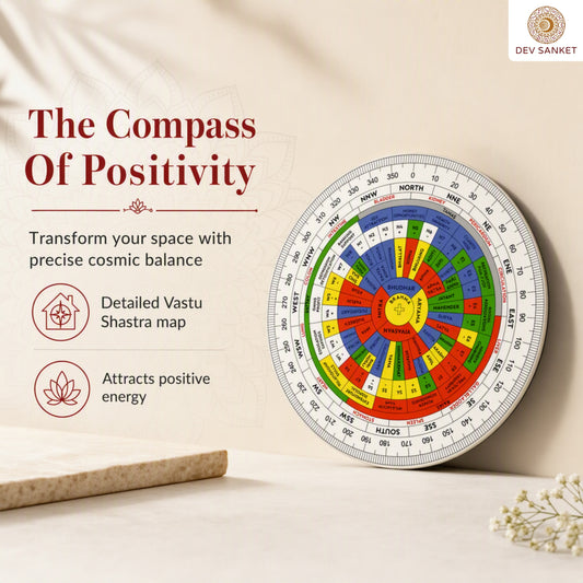 Vastu Shakti Chakra Decorative Symbol for Main Door, Home, Office, Pooja Room and Spiritual Display