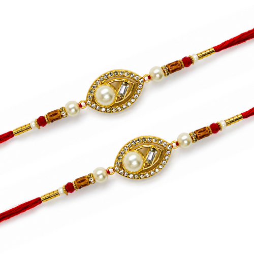 Pearl Designer Rakhi Set