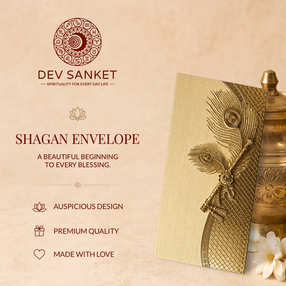 Silver Grey Patterned Shagun Envelopes