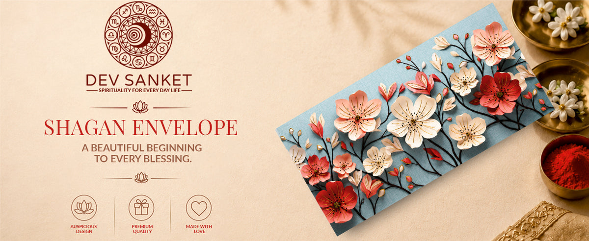 Teal Floral Embellished Shagun Envelopes