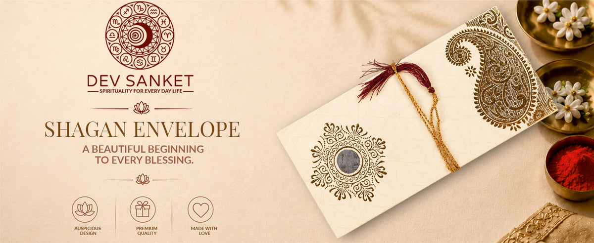 Ivory & Gold Fold-Open Shagun Envelopes