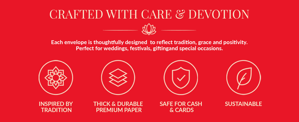 Pavilion Printed Shagun Money Envelopes