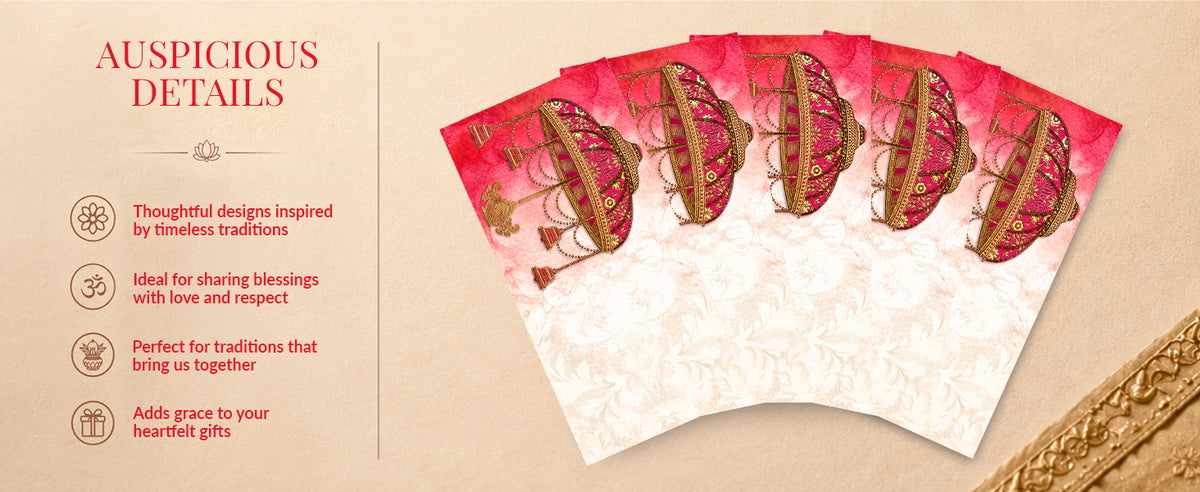 Pavilion Printed Shagun Money Envelopes