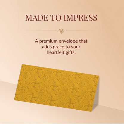 Golden Ornamental Shagun Envelopes