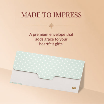 Mint Floral Bouquet Printed Shagun Envelopes
