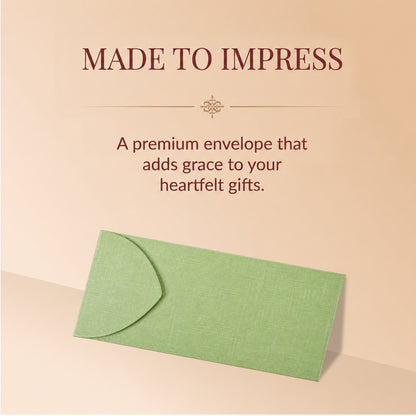 Sage Green & Gold Shagun Envelopes
