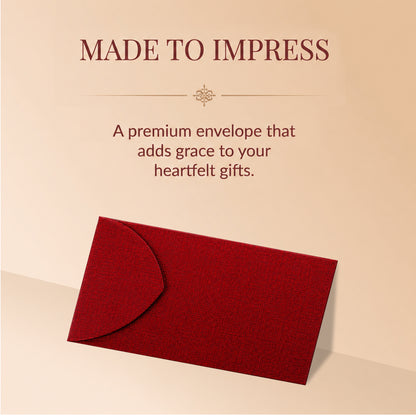 Deep Red & Gold Shagun Envelopes