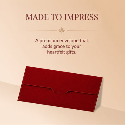 Red Gold Patterned Shagun Envelopes