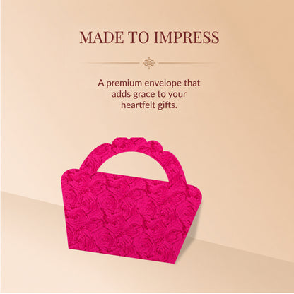 Designer Pink Purse Style Shagun Envelopes