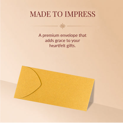 Mustard Gold Shagun Envelopes