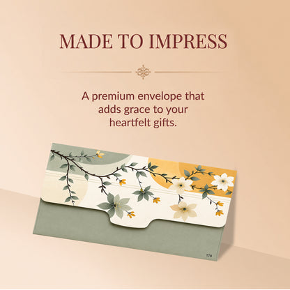 Midnight Floral Landscape Printed Shagun Envelopes