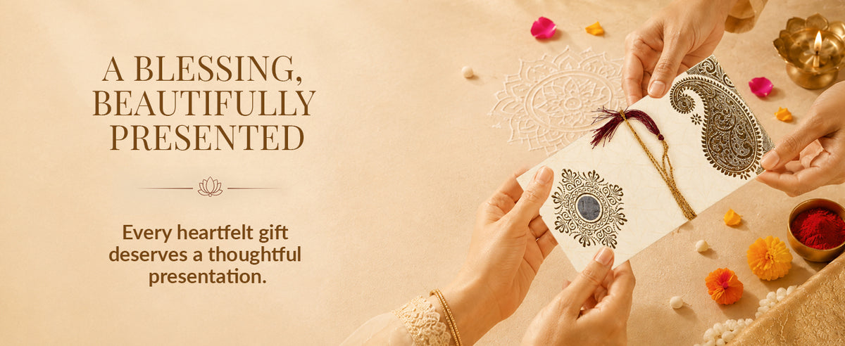 Ivory & Gold Fold-Open Shagun Envelopes