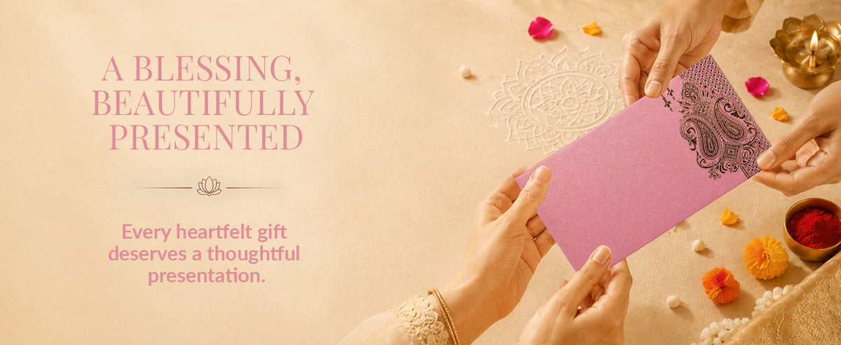 Blush Pink Shagun Money Envelopes