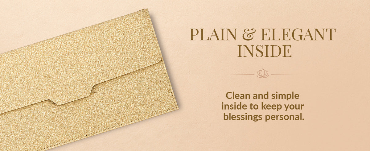 Silver Grey Patterned Shagun Envelopes