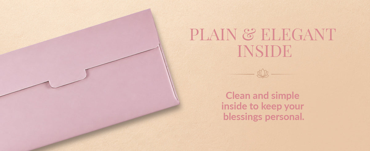 Blush Pink Mandala Shagun Envelopes