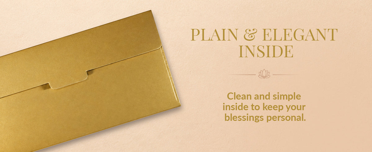Antique Gold Mandala Shagun Envelopes