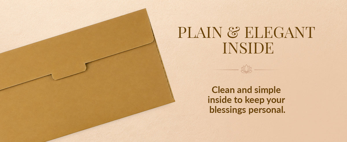 Golden Yellow Mandala Border Shagun Envelopes