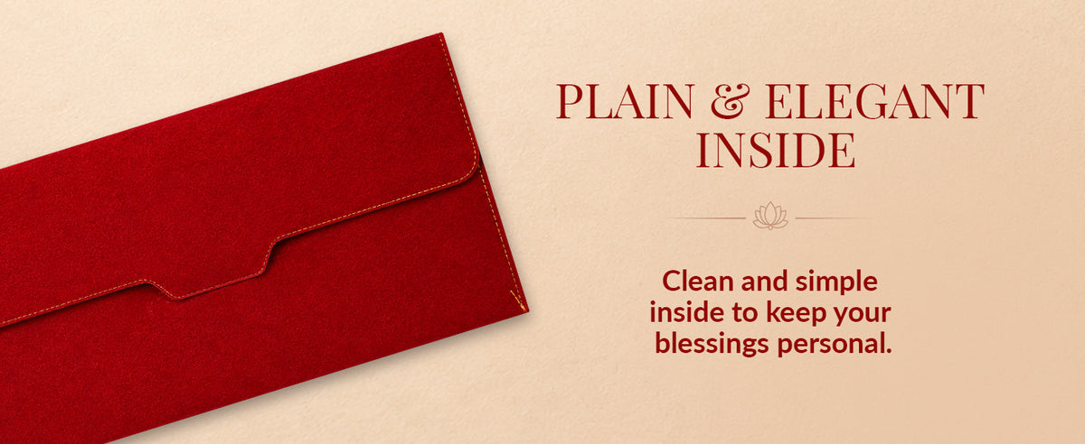 Red Mandala Border Shagun Envelopes