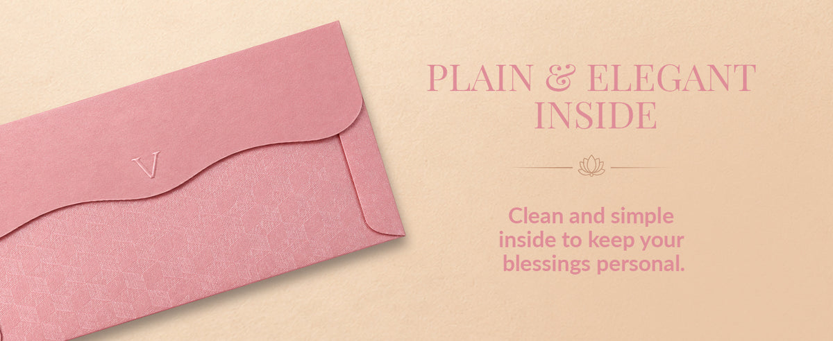 Blush Pink Shagun Money Envelopes