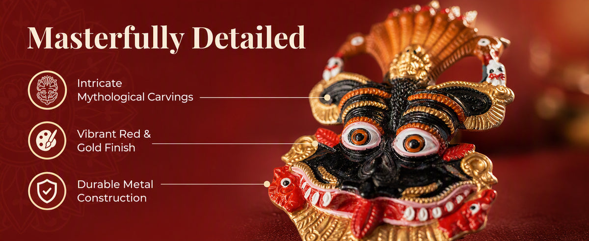 Kirtimukha Decorative Hanging for Main Door, Entrance, Wall, Mandir and Traditional Home Décor