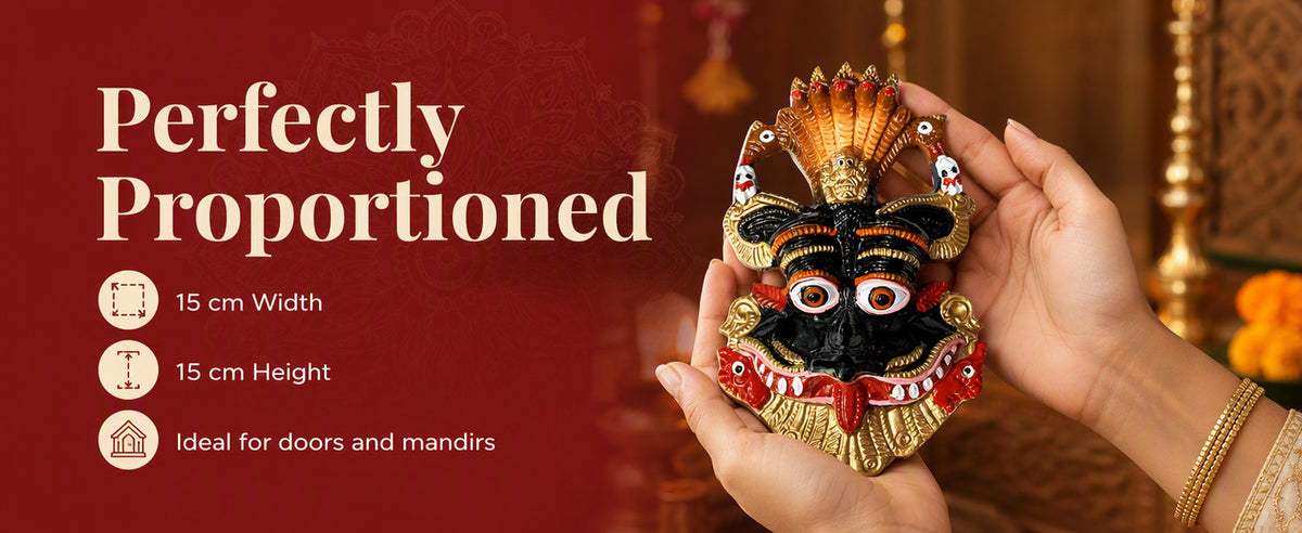Kirtimukha Decorative Hanging for Main Door, Entrance, Wall, Mandir and Traditional Home Décor