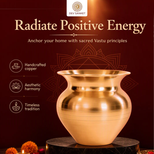 Copper Puja Lota for Daily Worship, Abhishek, Temple Offerings and Festive Rituals – Approx. 40 g