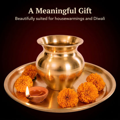 Copper Puja Lota for Daily Worship, Abhishek, Temple Offerings and Festive Rituals – Approx. 62 g