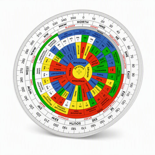 Vastu Shakti Chakra Decorative Symbol for Main Door, Home, Office, Pooja Room and Spiritual Display