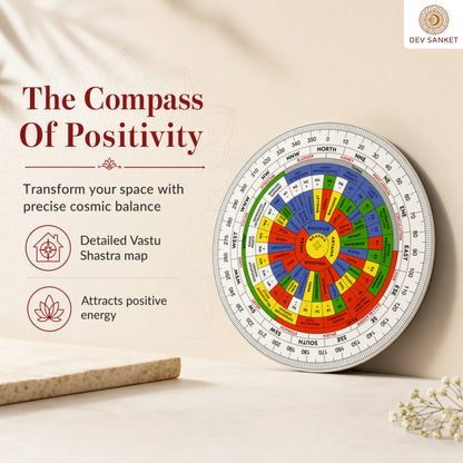 Vastu Shakti Chakra Decorative Symbol for Main Door, Home, Office, Pooja Room and Spiritual Display