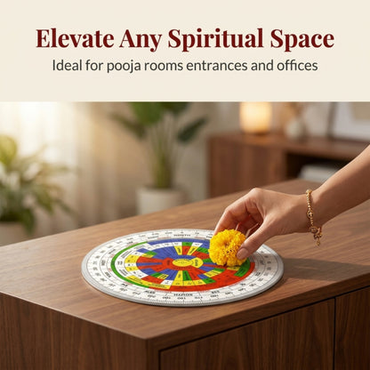 Vastu Shakti Chakra Decorative Symbol for Main Door, Home, Office, Pooja Room and Spiritual Display