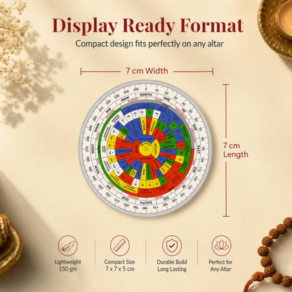 Vastu Shakti Chakra Decorative Symbol for Main Door, Home, Office, Pooja Room and Spiritual Display