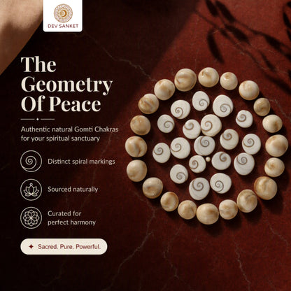 Gomti Chakra Set for Pooja, Festive Arrangements, and Decorative Display – 21 Pieces