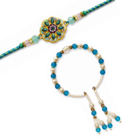 Combo Rakhi Set - Blue