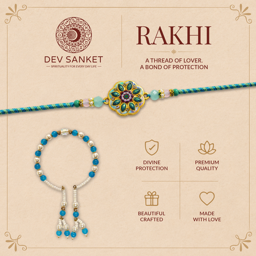 Combo Rakhi Set - Blue