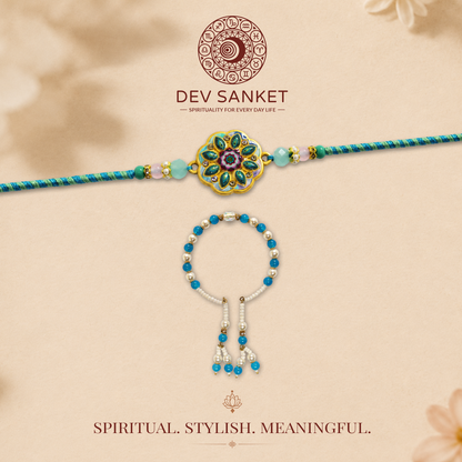 Combo Rakhi Set - Blue
