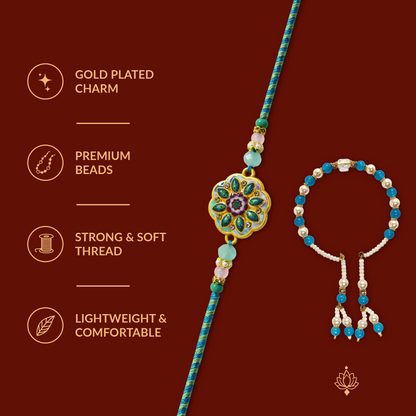 Combo Rakhi Set - Blue