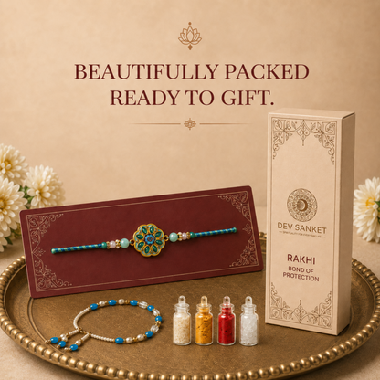 Combo Rakhi Set - Blue