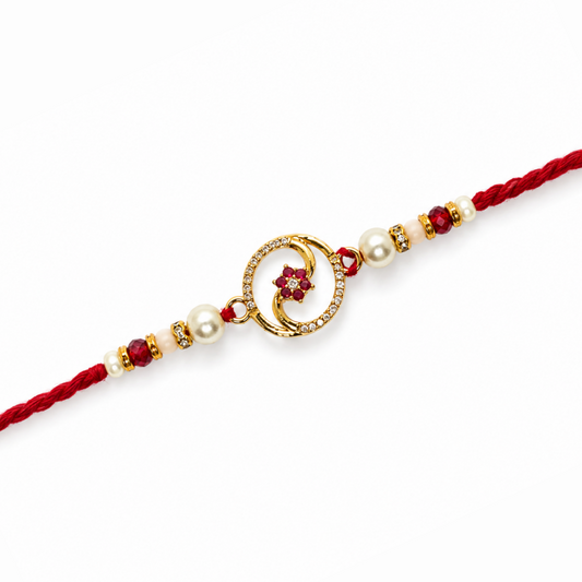 Elegant Floral Rakhi