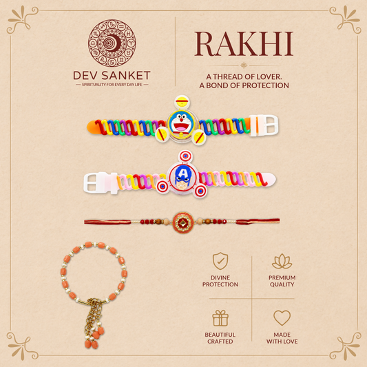 Designer Raksha Bandhan Family Rakhi