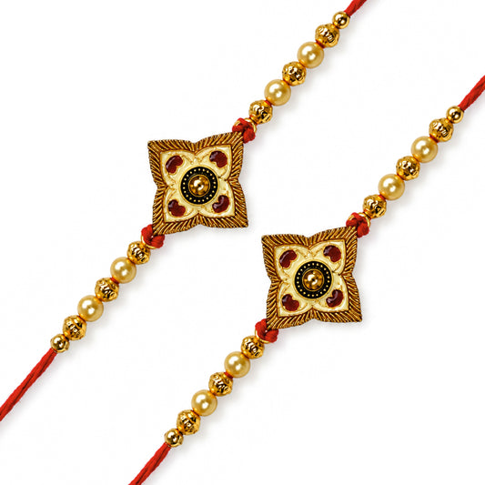 Traditional Designer Rakhi Set