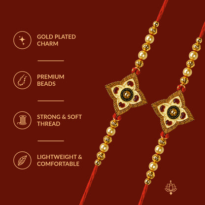 Traditional Designer Rakhi Set