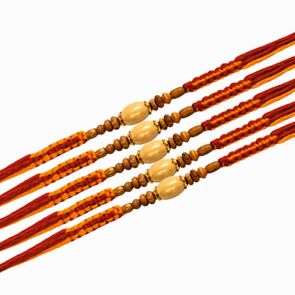 Dori Rakhi Set with Roli Chawal