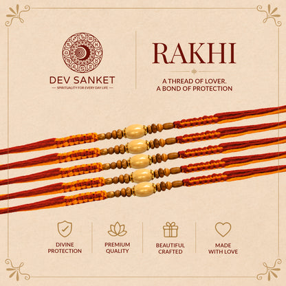 Dori Rakhi Set with Roli Chawal