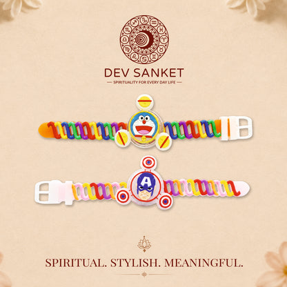 Kids Rakhi Set with Roli Chawal