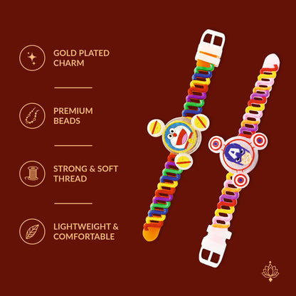 Kids Rakhi Set with Roli Chawal