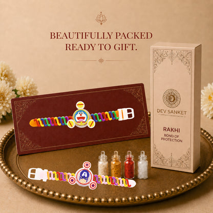 Kids Rakhi Set with Roli Chawal