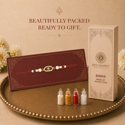 Elegant Floral Rakhi