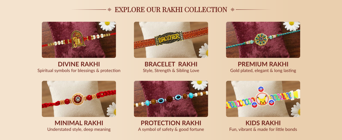 Combo Rakhi Set - Blue